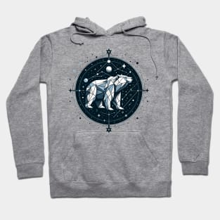 Galactic Ursus: Space Bear Constellation Hoodie